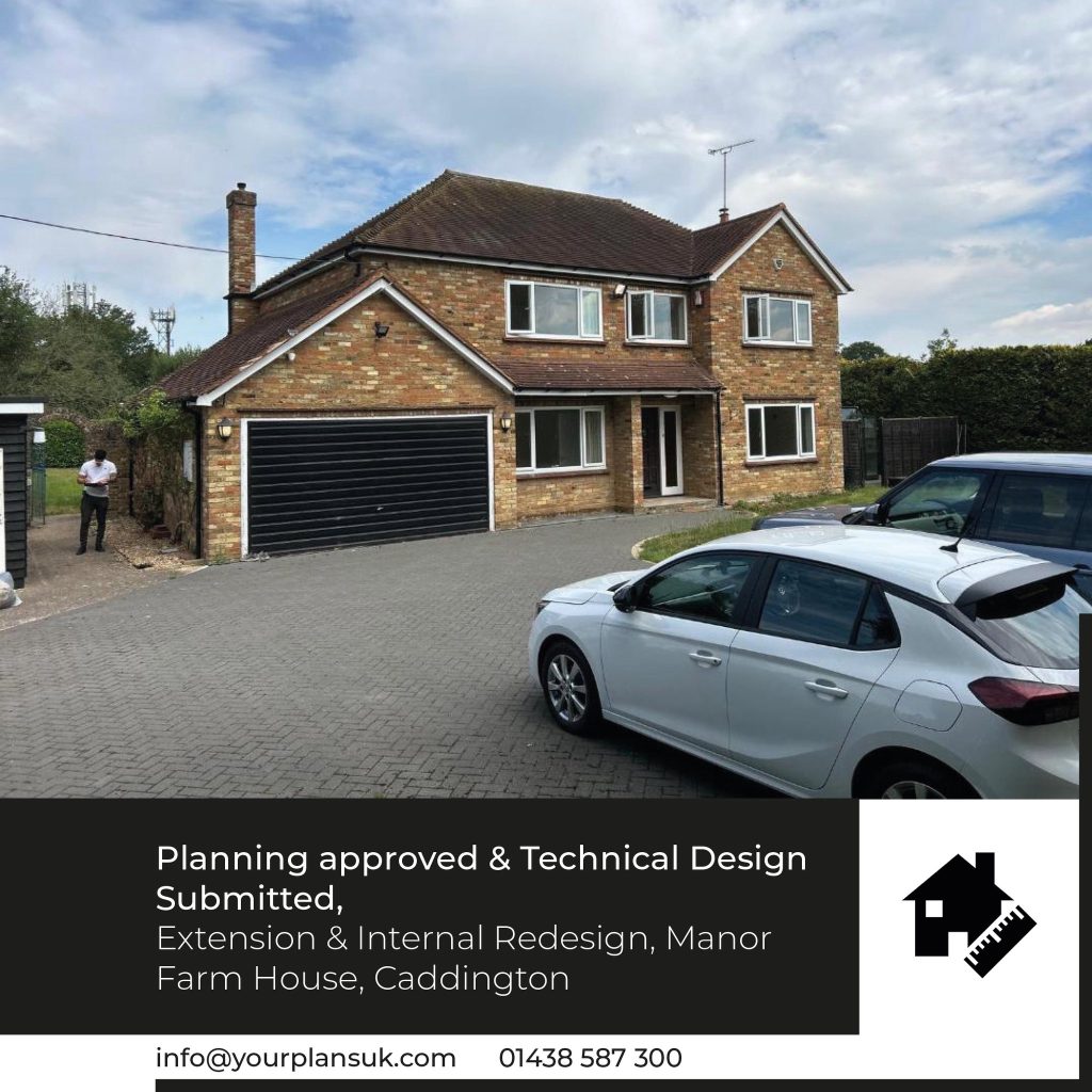 Planning Approved & Technical Design Submitted, Caddington 1 Your Plans UK