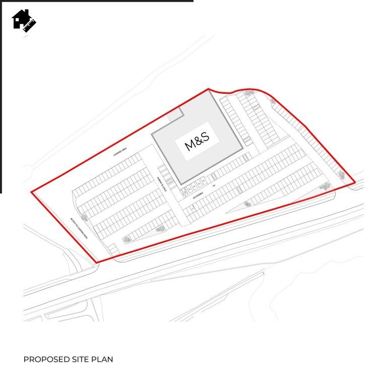 Feasibility designs for new M&S, Harlow 1 Your Plans UK